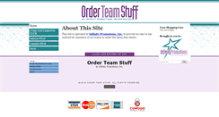 Desktop Screenshot of orderteamstuff.com